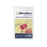 Флешка USB 32 Гб OltraMax 330, USB2.0, красный
