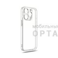 Чехол прозрачный силикон в техпаке, для iPhone 17