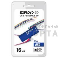 Флешка USB 16 Гб Exployd  580  синий Флешка USB 16 Гб Exployd  580  синий