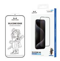 Стекло защитное KEEPHONE SILICONE EDGE HD, 17 SERIES iPhone 17 AIR BLACK